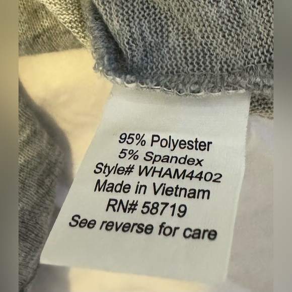 NY Collection Gray Cowl Neck Hooded Sweatshirt 3X - Picture 10 of 10